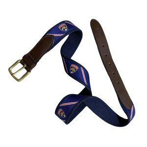 NWT Vineyard Vines Men's Panthers Canvas Club Belt